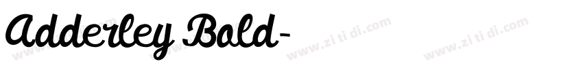 Adderley Bold字体转换 Adderley Bold字体转换